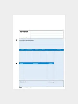FB105 - Werkbrief - A5